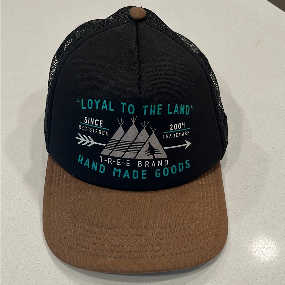 Tree Brand Black and Brown Cap